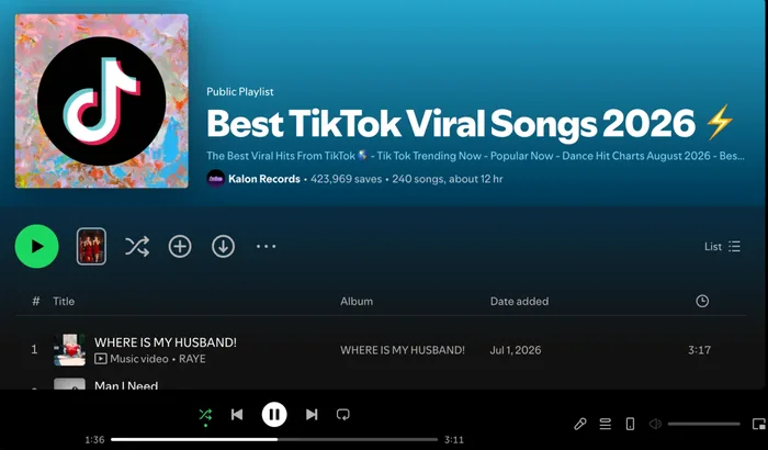 Playlist example
